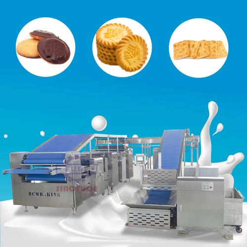 全自动威化饼干生产线休闲食品厂机械设备华夫饼干机厂家批发